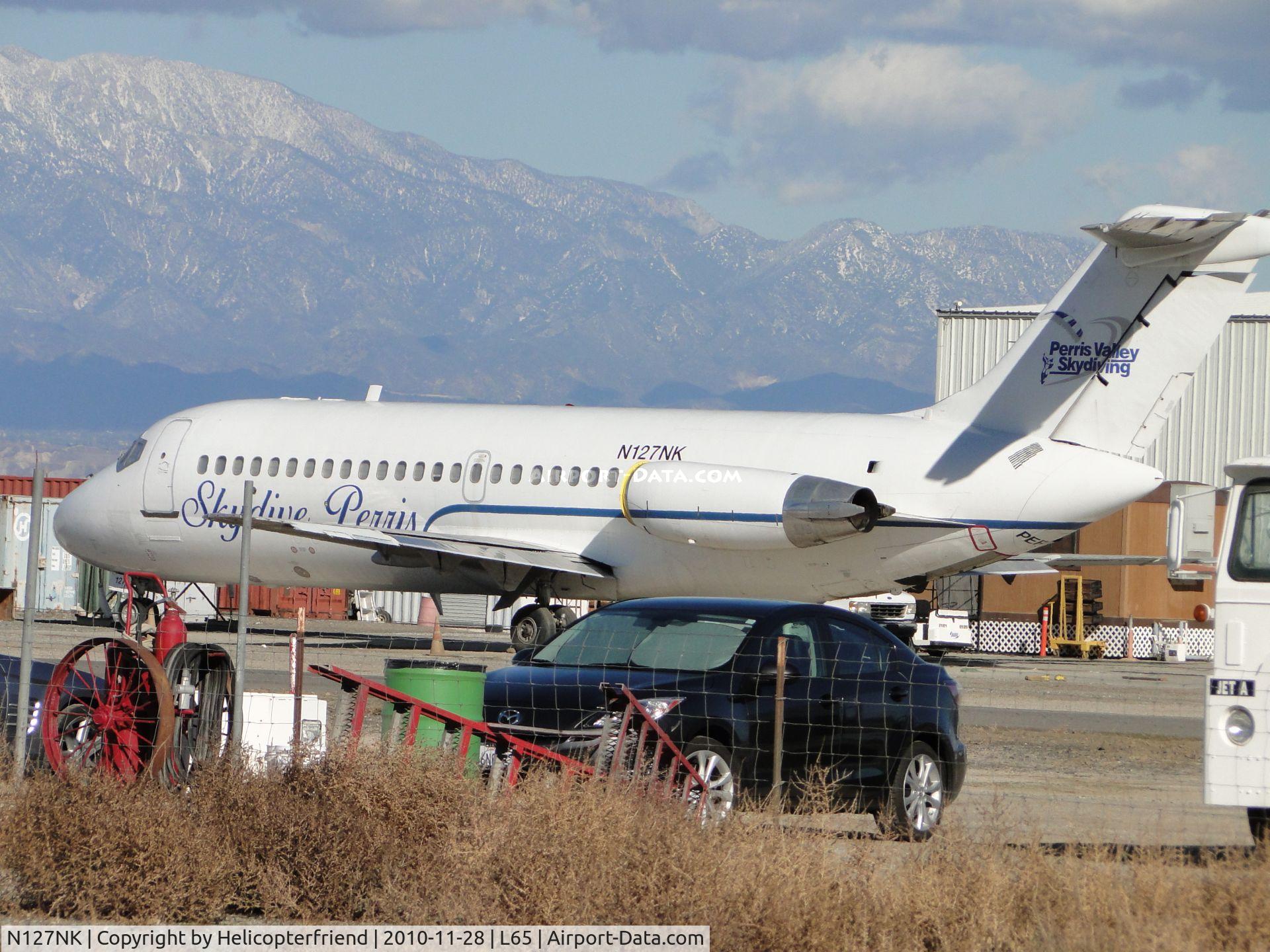 N127NK, 1969 Douglas DC-9-21 C/N 47361, Parked south of runway 33/15