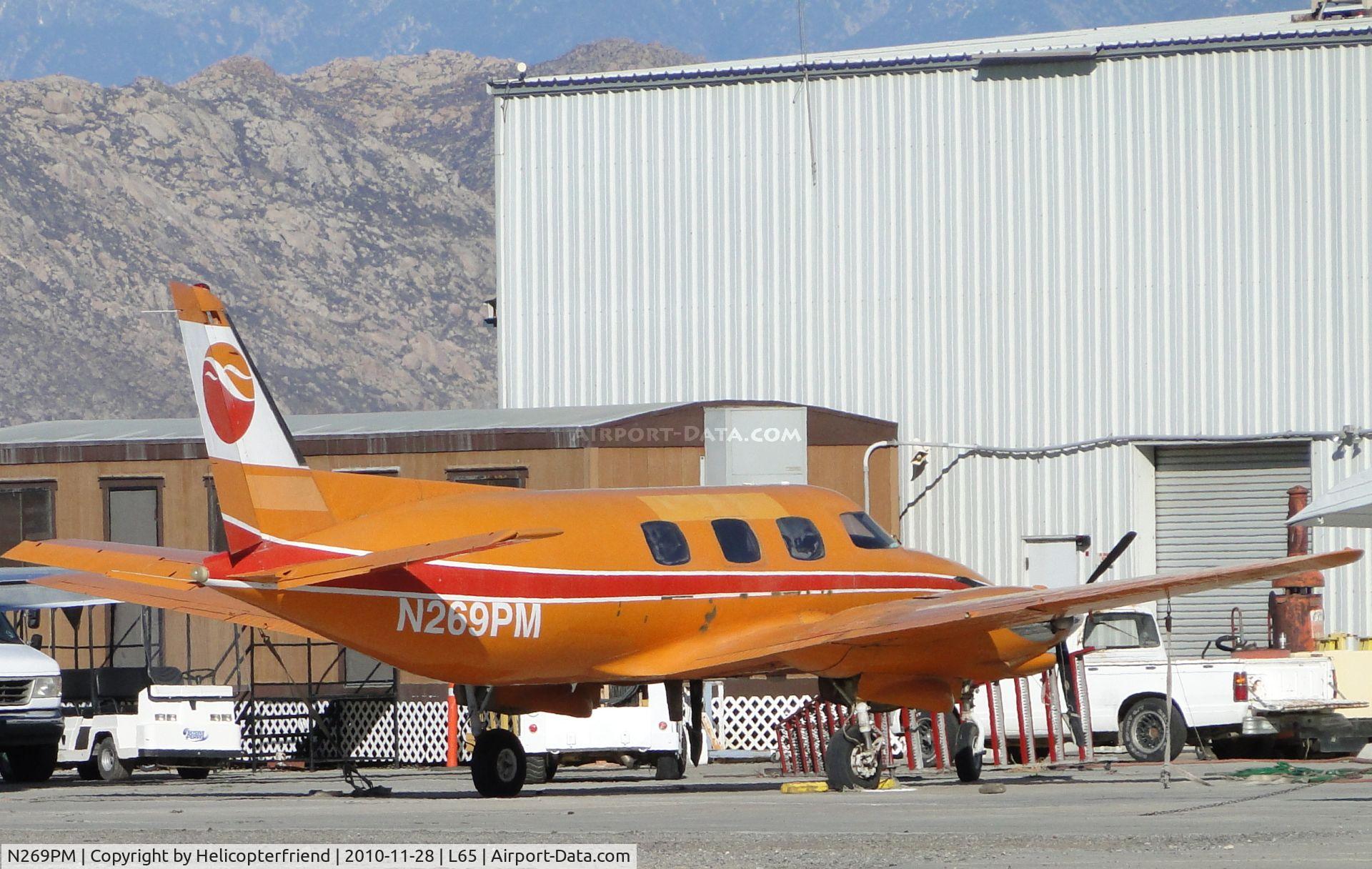 N269PM, 1968 Swearingen SA-26T Merlin II C/N T26-26, Parked south of runway 33/15