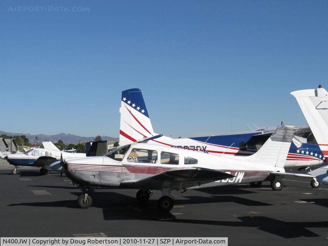 N400JW, 1974 Piper PA-28-180 C/N 28-7405276, 1974 piper PA-28-180, Lycoming O&VO-360 180 Hp