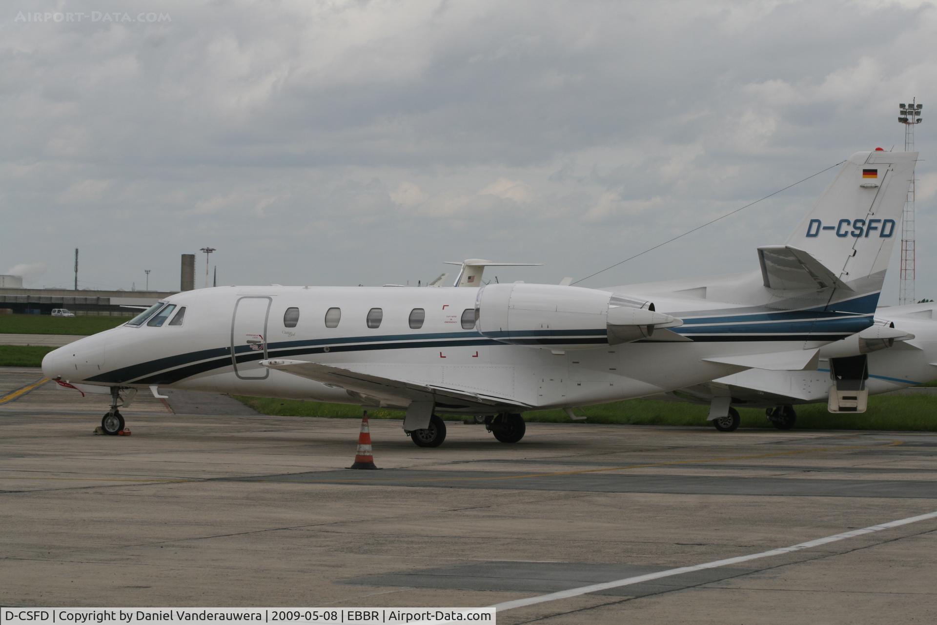 D-CSFD, 1999 Cessna 560XL Citation Excel C/N 560-5022, Parked on G.A. apron