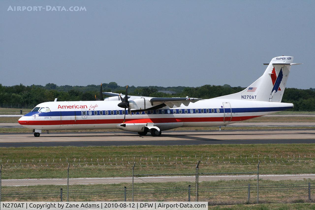 N270AT, 1991 ATR 72-212 C/N 270, American Eagle at DFW Airport