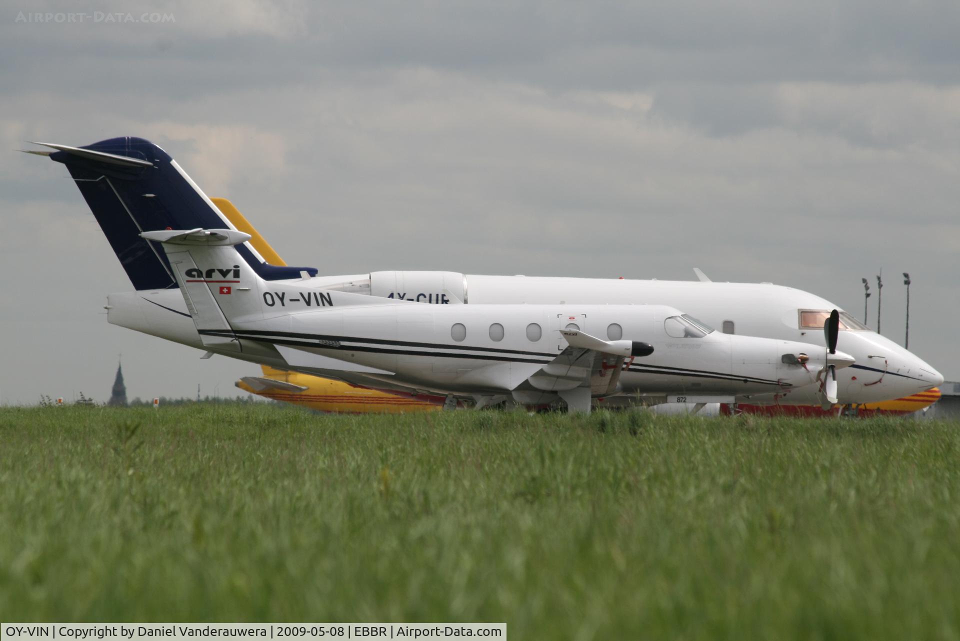 OY-VIN, 2007 Pilatus PC-12/47 C/N 872, Parked on G.A. apron