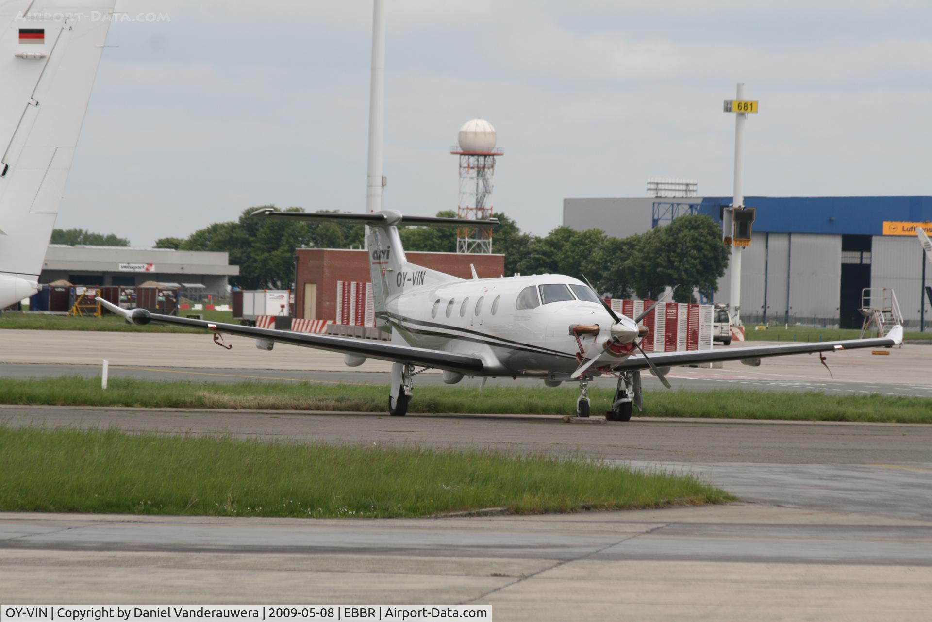OY-VIN, 2007 Pilatus PC-12/47 C/N 872, Parked on G.A. apron
