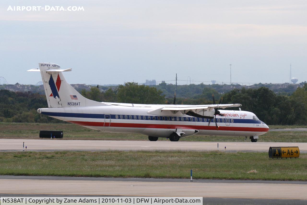 N538AT, 1997 ATR 72-212A C/N 538, American Eagle at DFW