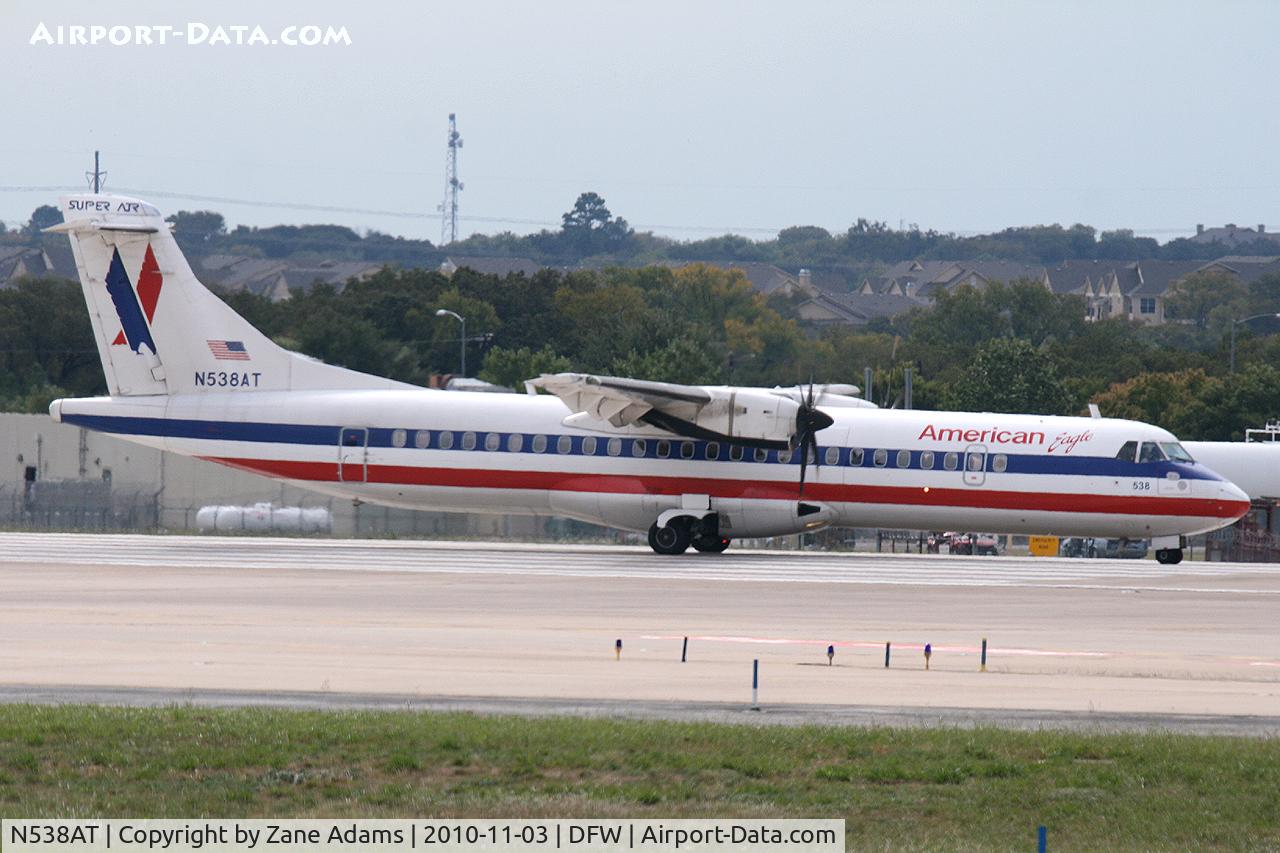 N538AT, 1997 ATR 72-212A C/N 538, American Eagle at DFW