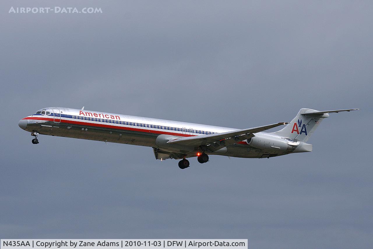 N435AA, 1987 McDonnell Douglas MD-83 (DC-9-83) C/N 49453, American Airlines at DFW