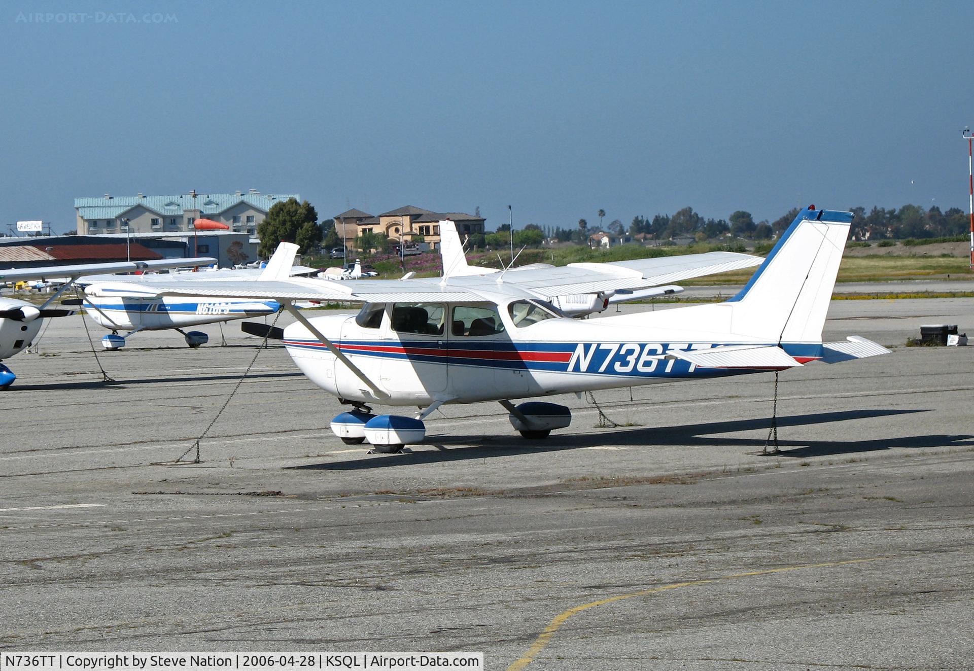 N736TT, 1977 Cessna R172K Hawk XP C/N R1722782, Locally-based 1977 Cessna R172K @ San Carlos, CA