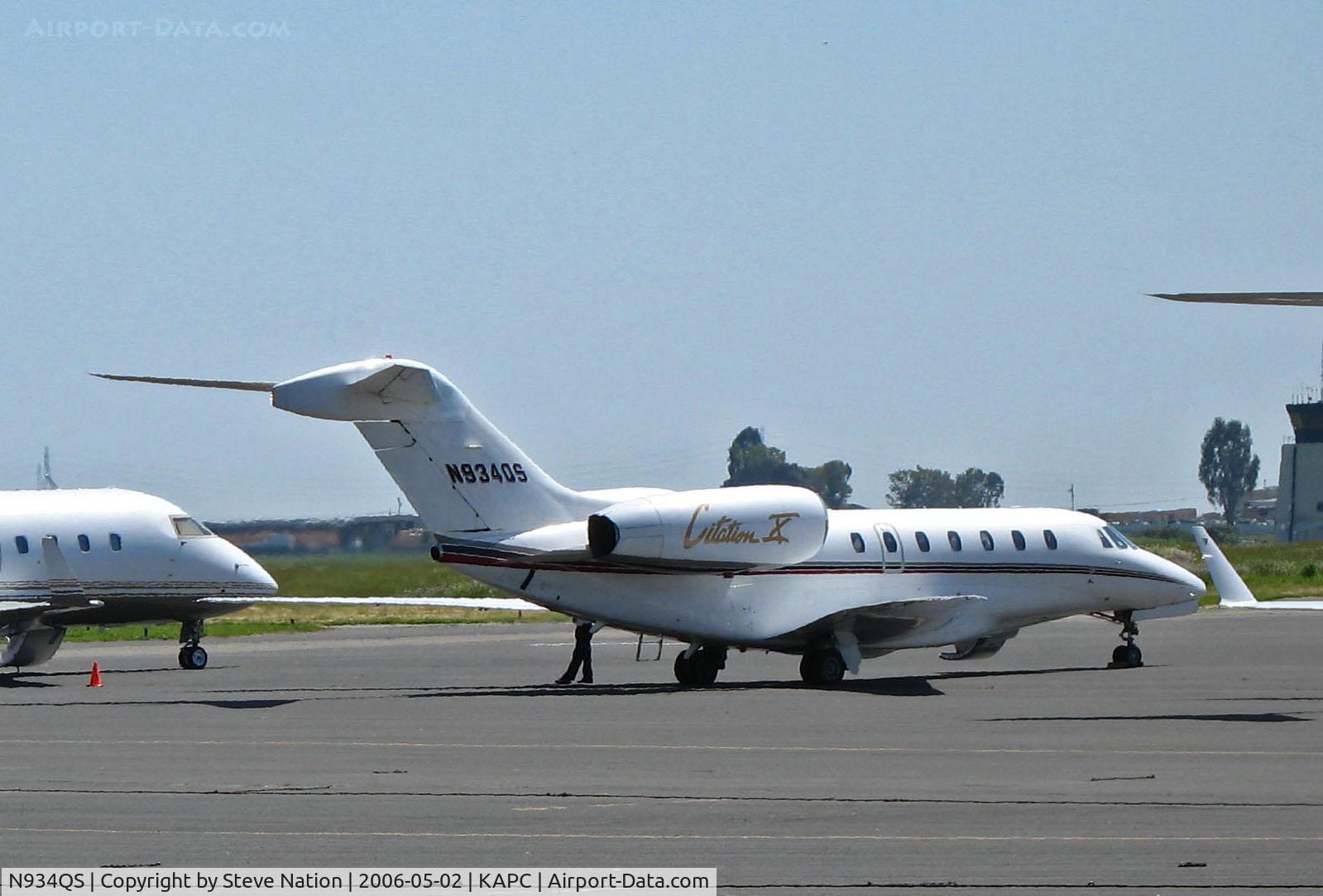N934QS, 1997 Cessna 750 Citation X Citation X C/N 750-0034, NetJets 1997 Cessna 750X @ Napa County Airport, CA