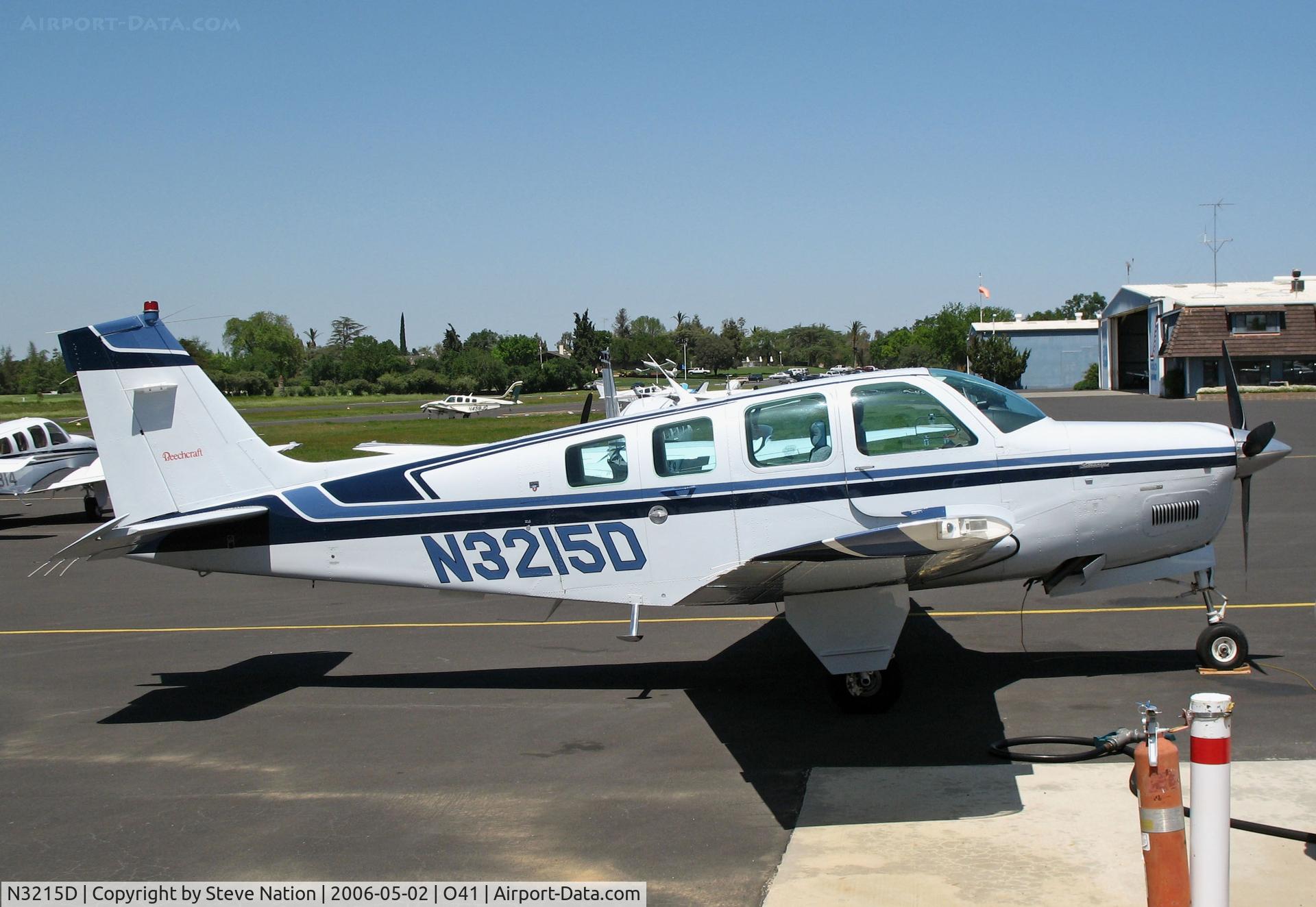 N3215D, 1994 Beech A36 Bonanza 36 C/N E-2912, 1994 Beech A36 @ Watts-Woodland Airport, CA