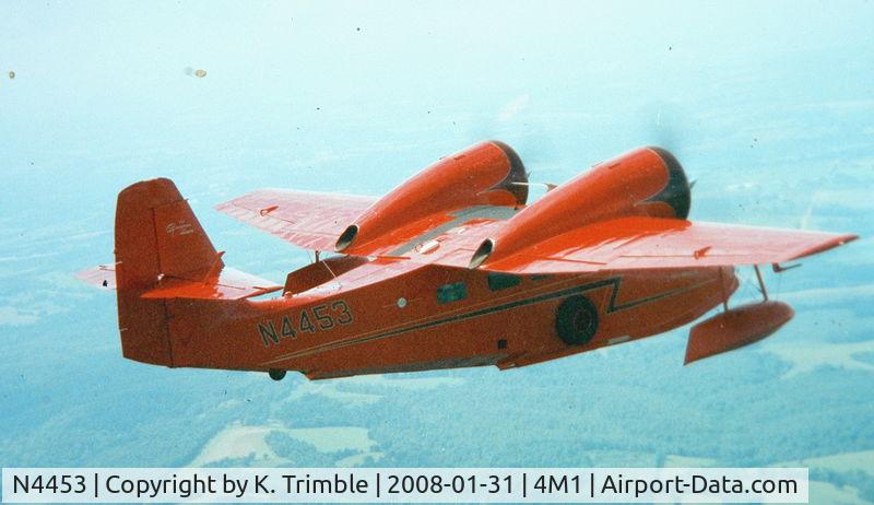 N4453, 1949 SCAN 30 (G-44A Widgeon) C/N 31, 1967 Gruman N4453