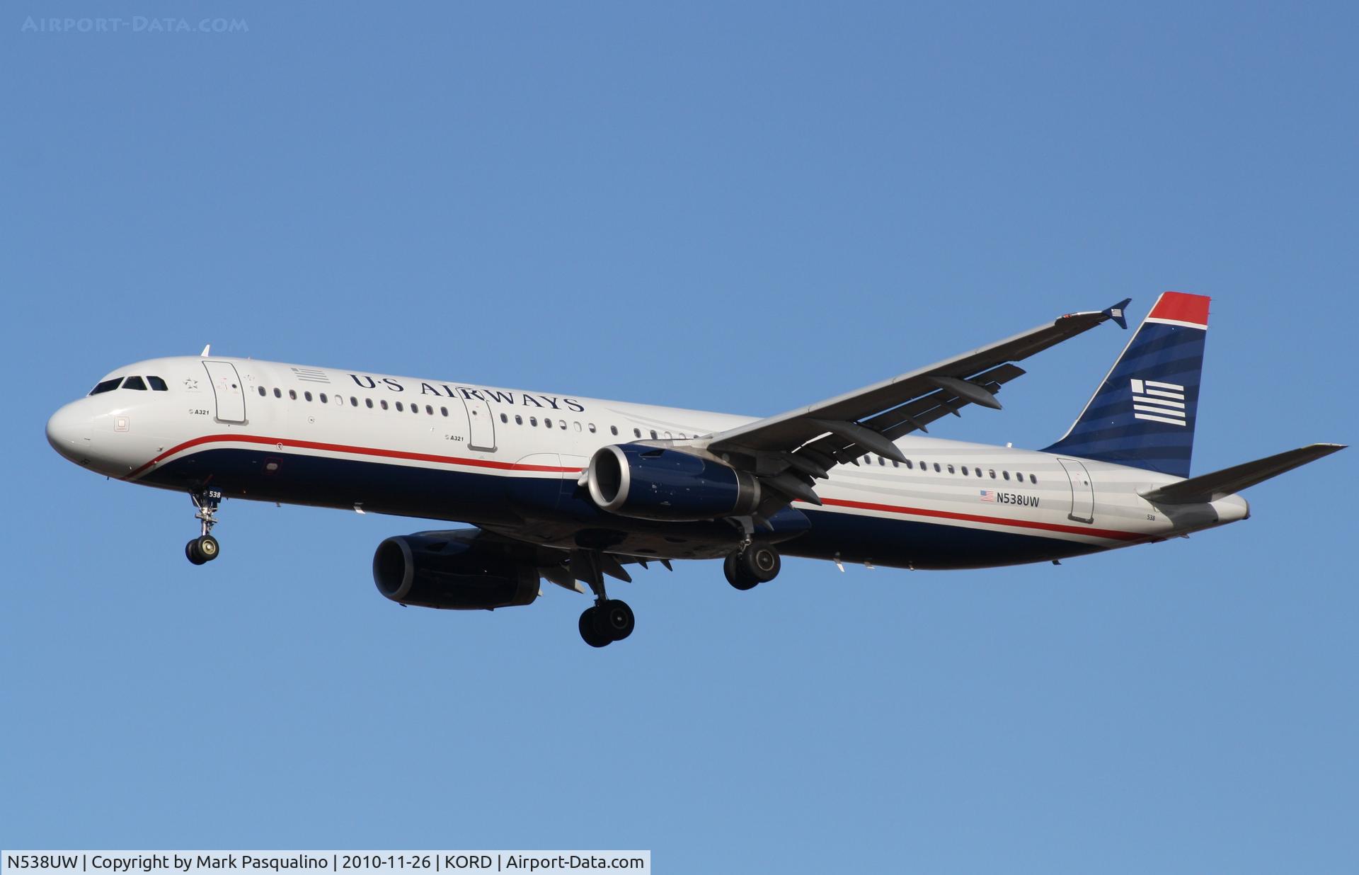 N538UW, 2009 Airbus A321-231 C/N 4050, Airbus A321-200