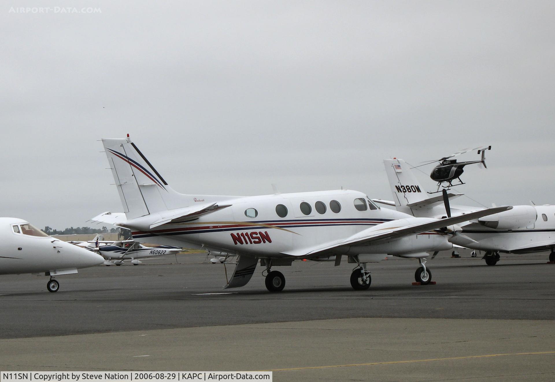 N11SN, 1982 Beech C90 King Air C/N LJ-1036, 1982 Beech C90 visiting Napa County Airport, CA