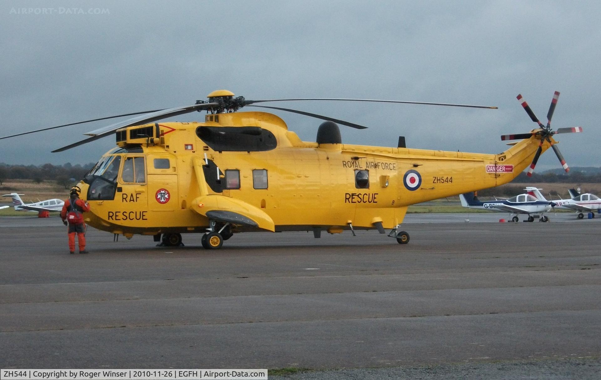 ZH544, Westland Sea King HAR.3A C/N WA1010, After a rescue mission. Operated by 