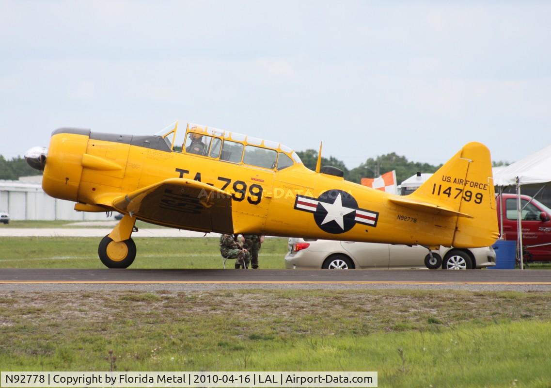 N92778, North American AT-6G Texan C/N 182-486 (51-14799), AT-6G