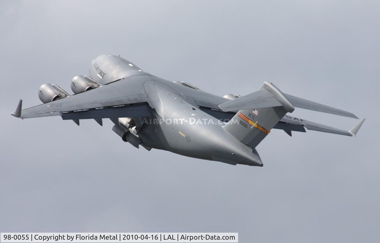 98-0055, 1998 Boeing C-17A Globemaster III C/N F-58/P-55, C-17
