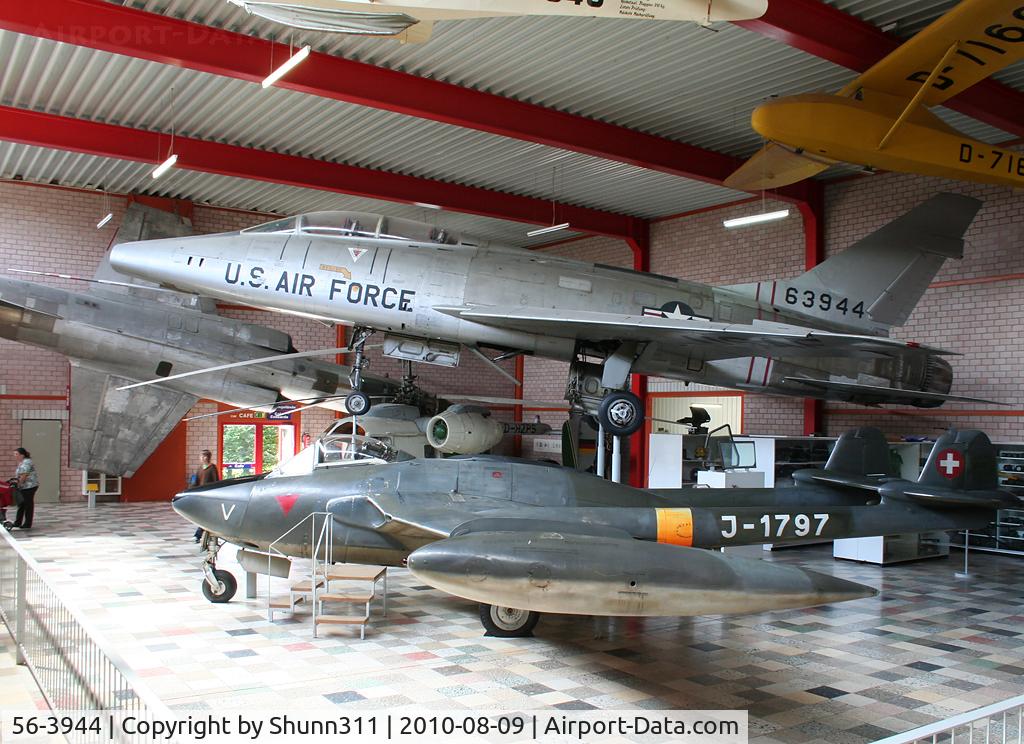 56-3944, 1956 North American F-100F Super Sabre C/N 243-220, Preserved @ Hermeskeil Museum...
