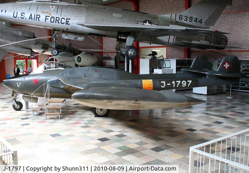 J-1797, De Havilland (F+W Emmen) DH-112 Venom FB.54 C/N 967, Preserved @ Hermeskeil Museum...
