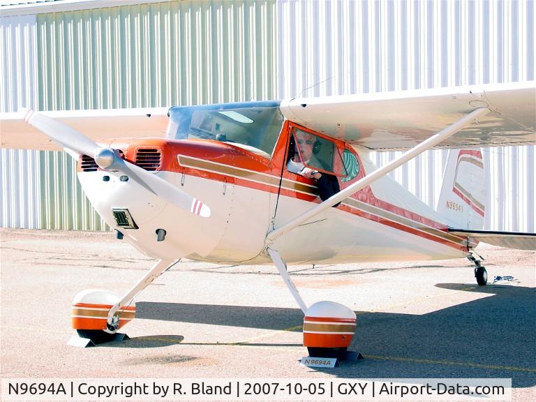 N9694A, 1950 Cessna 140A C/N 15415, 9694A.  1950 Cessna 140A