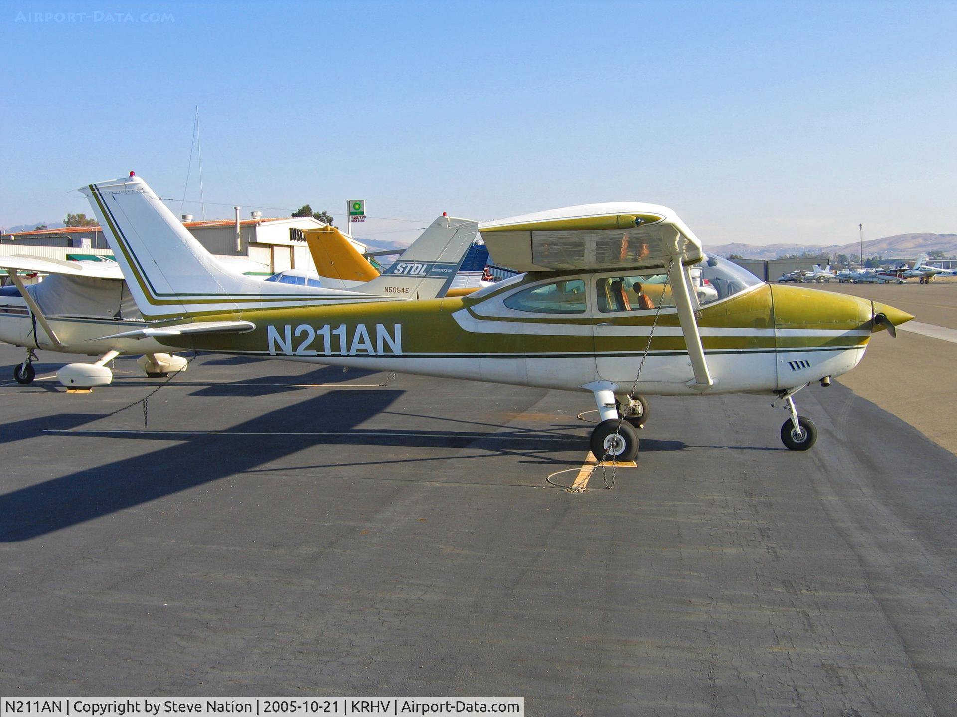 N211AN, 1974 Cessna 182P Skylane C/N 18263220, Locally-based 1974 Cessna 182P operated by Nice Air @ Reid-Hillview Airport, San Jose, CA