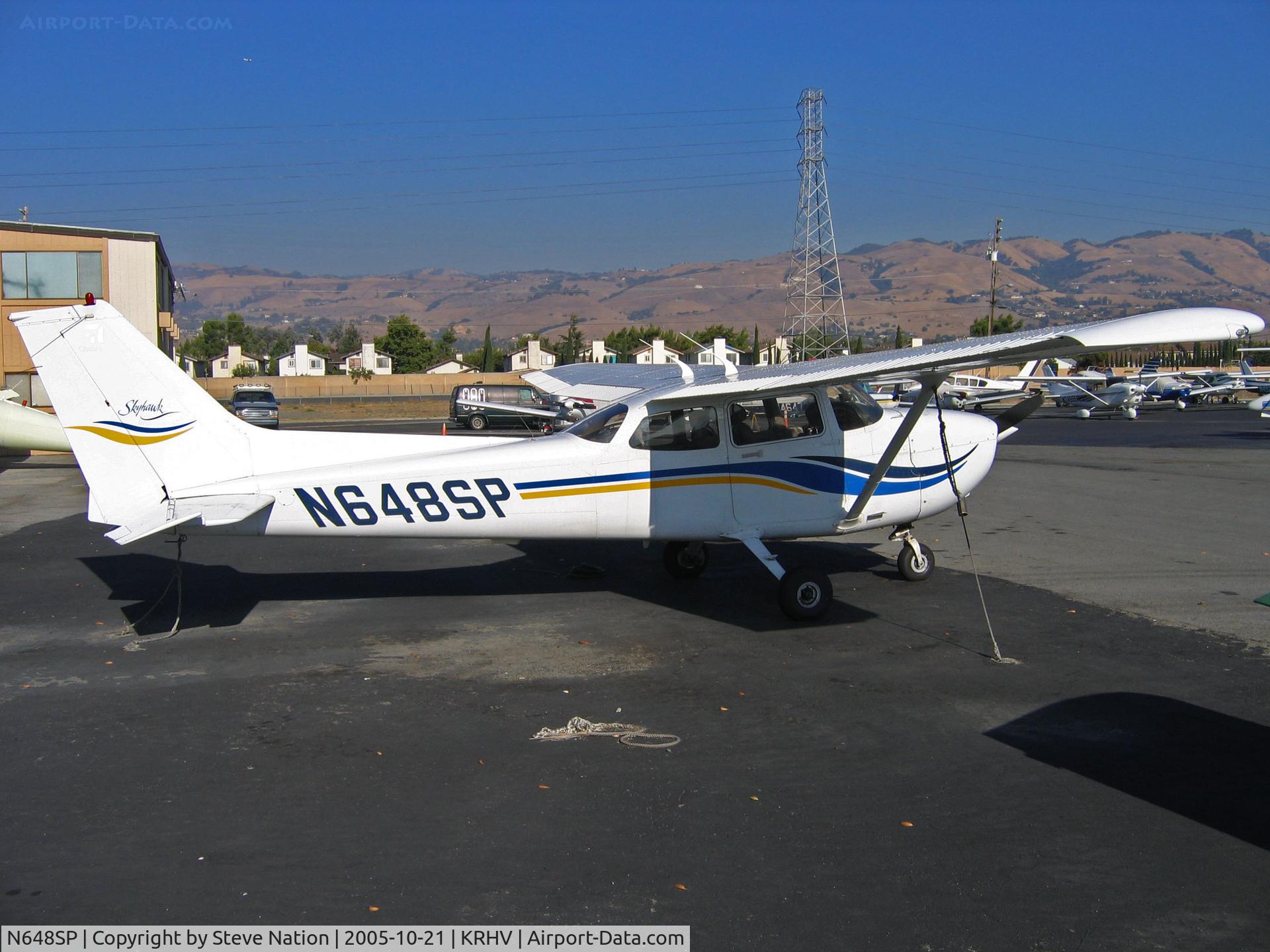 N648SP, 1998 Cessna 172S C/N 172S8055, Locally-based 1998 Cessna 172S @ Reid-Hillview (originally Reid's Hillview) Airport, San Jose, CA