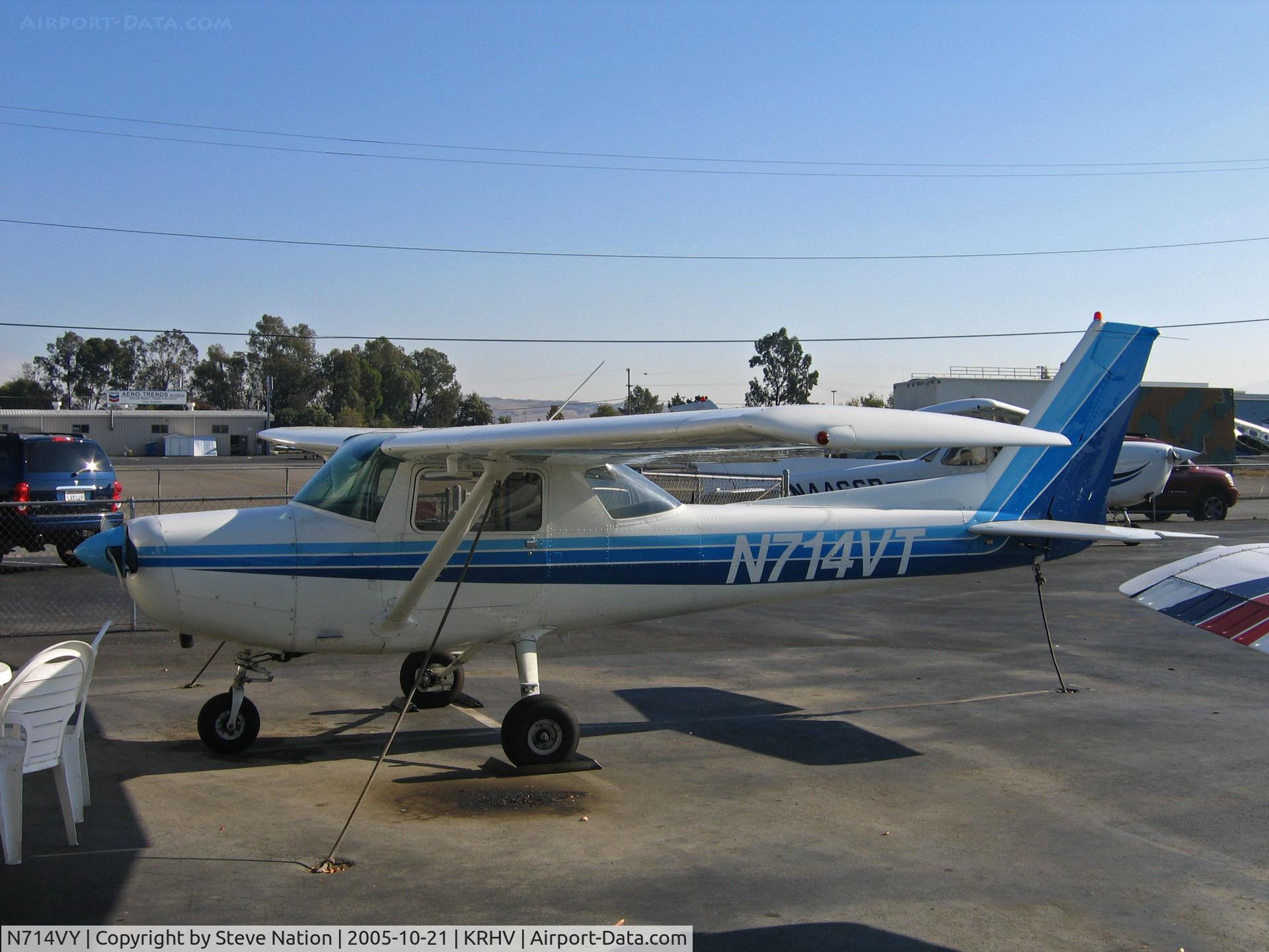 N714VY, 1977 Cessna 152 C/N 15279478, Locally-based 1977 Cessna 152 @ Reid-Hillview (originally Reid's Hillview) Airport, San Jose, CA