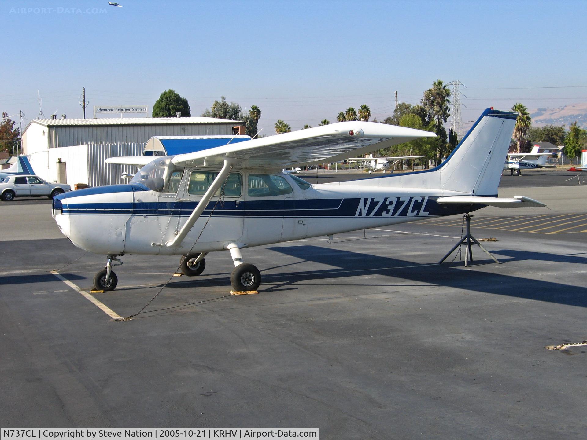 N737CL, 1977 Cessna 172N C/N 17269313, Locally-based 1977 Cessna 172N minus prop @ Reid-Hillview (originally Reid's Hillview) Airport, San Jose, CA