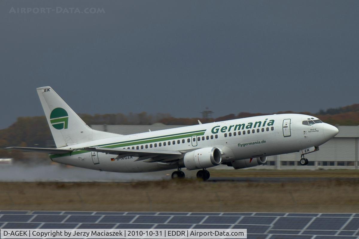 D-AGEK, 1991 Boeing 737-3M8 C/N 25015, D-AGEK