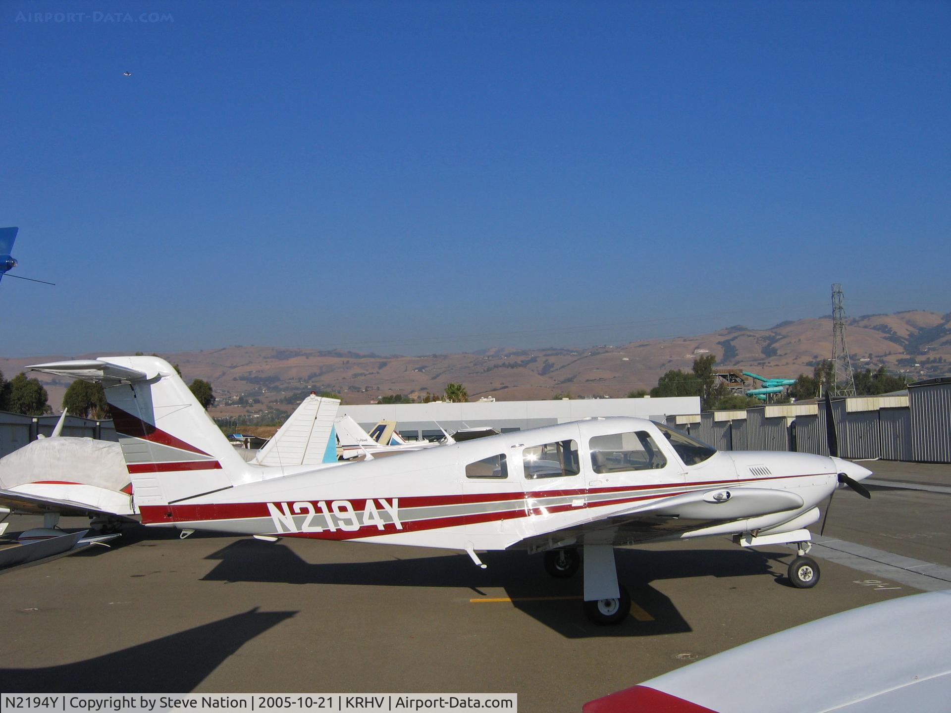 N2194Y, 1979 Piper PA-28RT-201T Arrow IV C/N 28R-7931149, Locally-based 1979 Piper PA-28R-201T in brilliant sunshine @ Reid-Hillview (originally Reid's Hillview) Airport, San Jose, CA