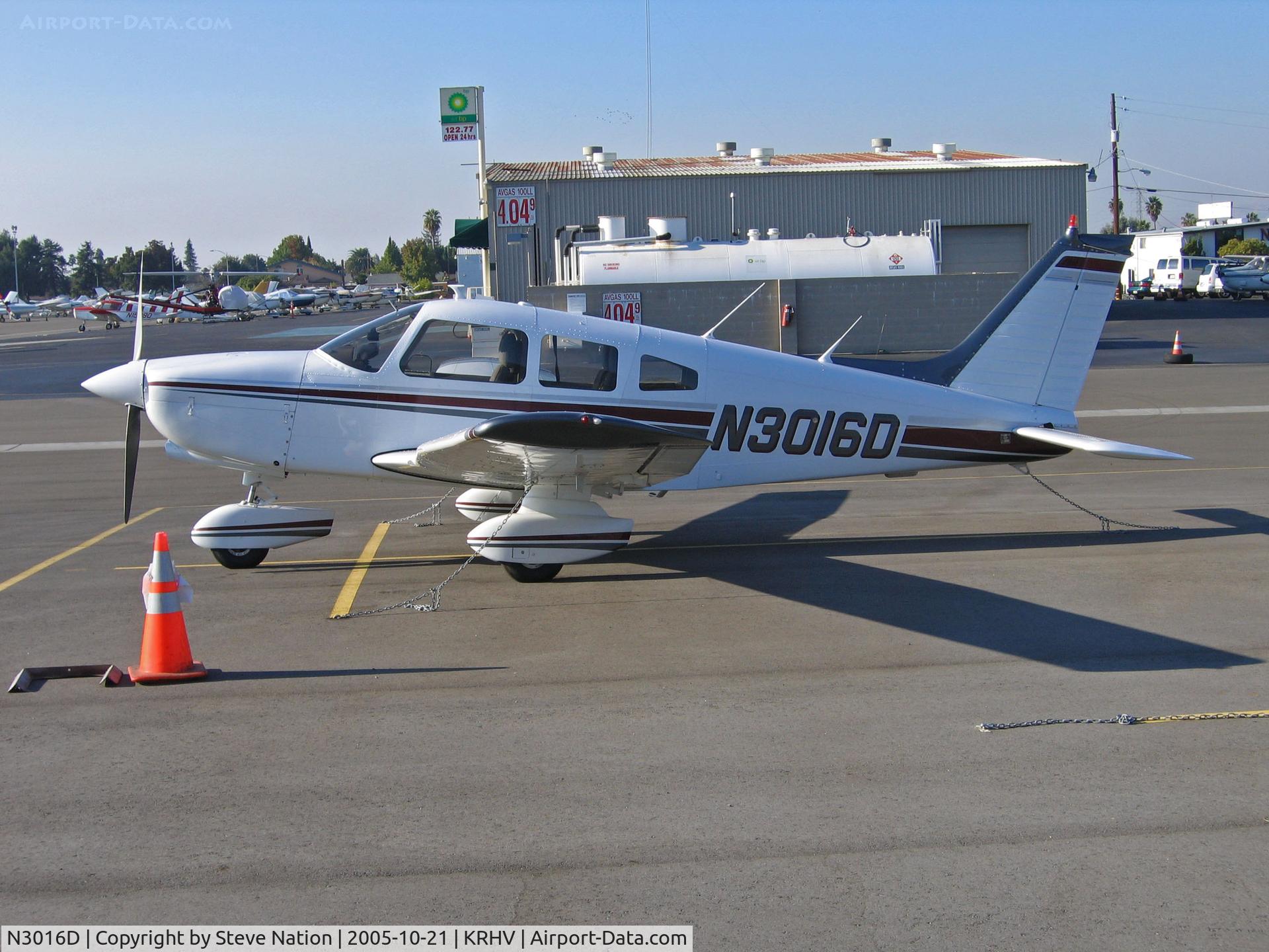 N3016D, 1978 Piper PA-28-236 Dakota C/N 28-7911040, Locally-based 1978 Piper PA-28-236 in brilliant sunshine @ Reid-Hillview (originally Reid's Hillview) Airport, San Jose, CA