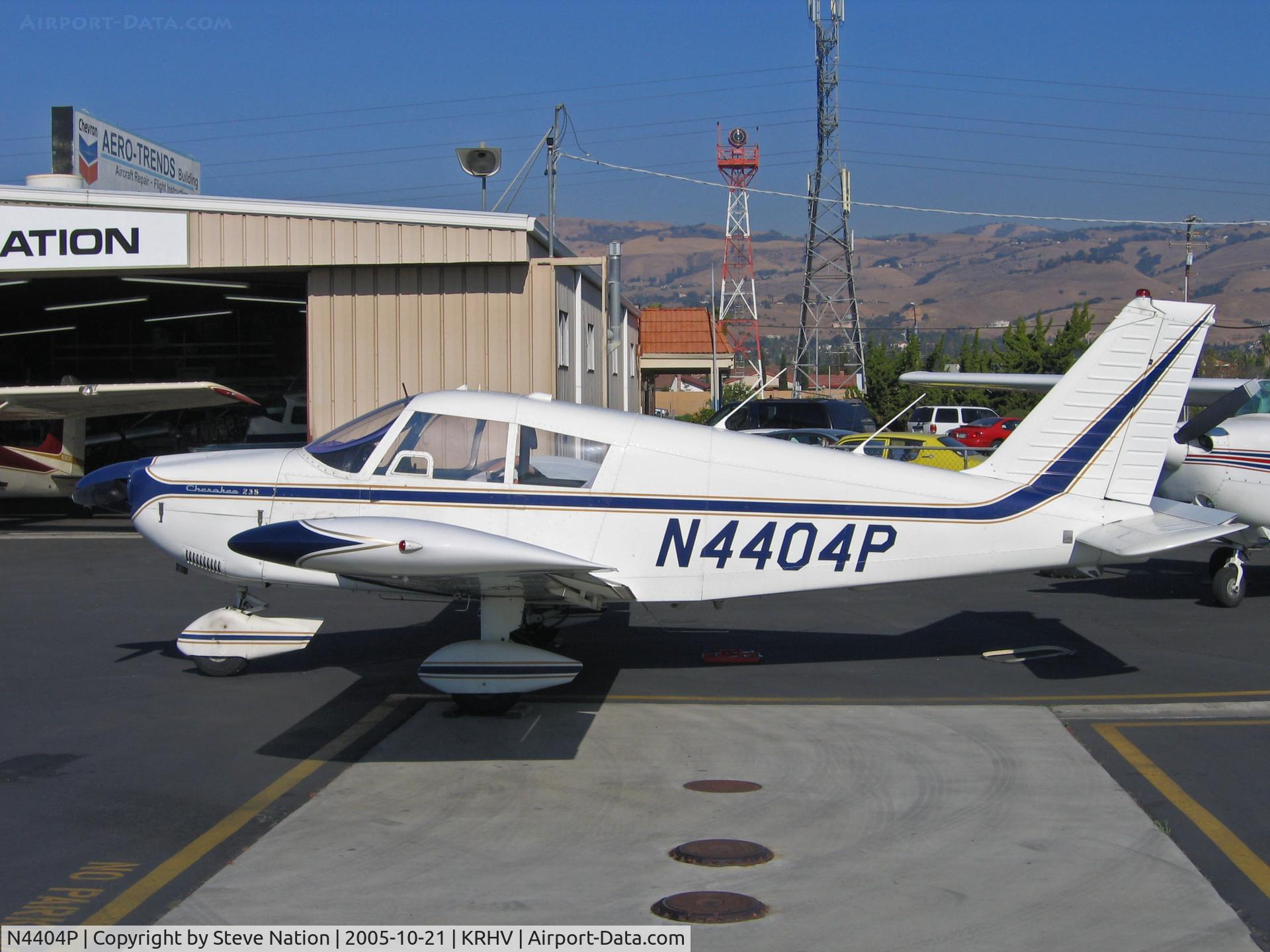 N4404P, 1963 Piper PA-28-235 C/N 28-10160, Locally-based 1963 Piper PA-28-235 in brilliant sunshine @ Reid-Hillview (originally Reid's Hillview) Airport, San Jose, CA