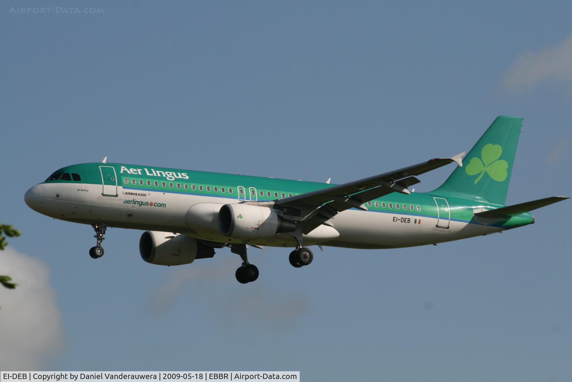 EI-DEB, 2004 Airbus A320-214 C/N 2206, Flight EI630 is descending to RWY 25L