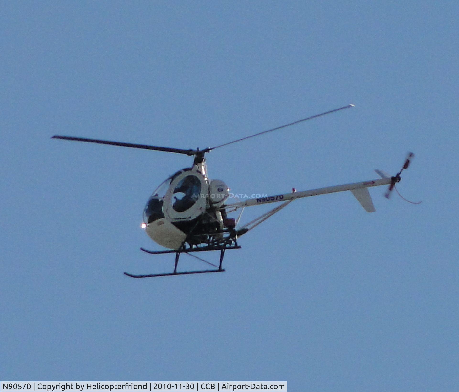 N90570, Hughes 269C C/N 1180736, Downwind leg