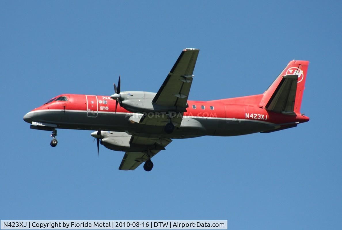 N423XJ, 1997 Saab 340B C/N 340B-423, Mesaba Saab 340