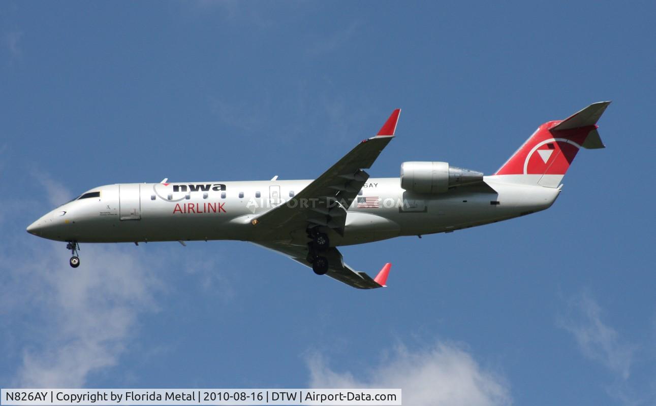 N826AY, 2005 Bombardier CRJ-200ER (CL-600-2B19) C/N 8026, Pinnacle CRJ-200
