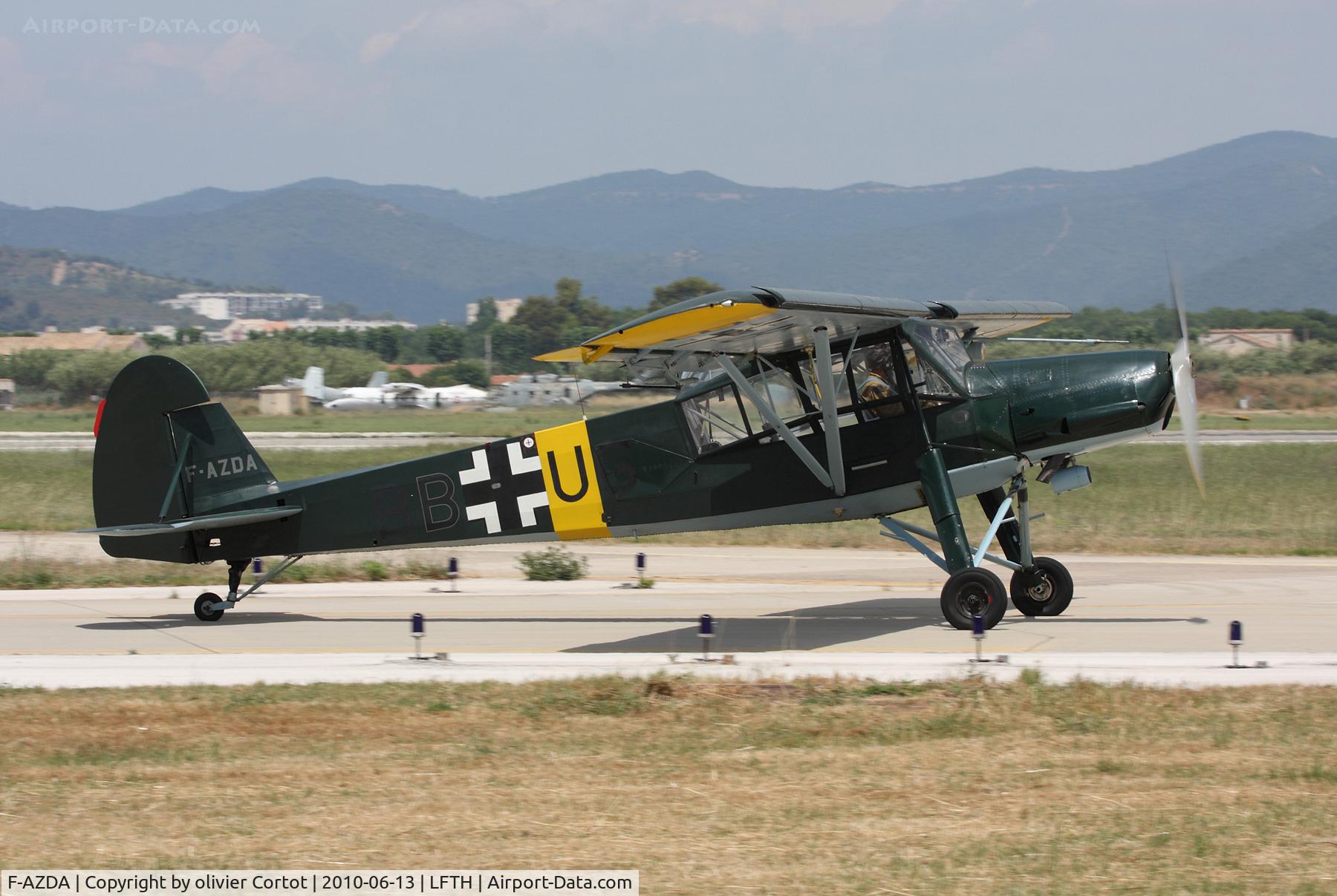 F-AZDA, Morane-Saulnier MS-500 Criquet C/N 226, Hyeres airshow 2010