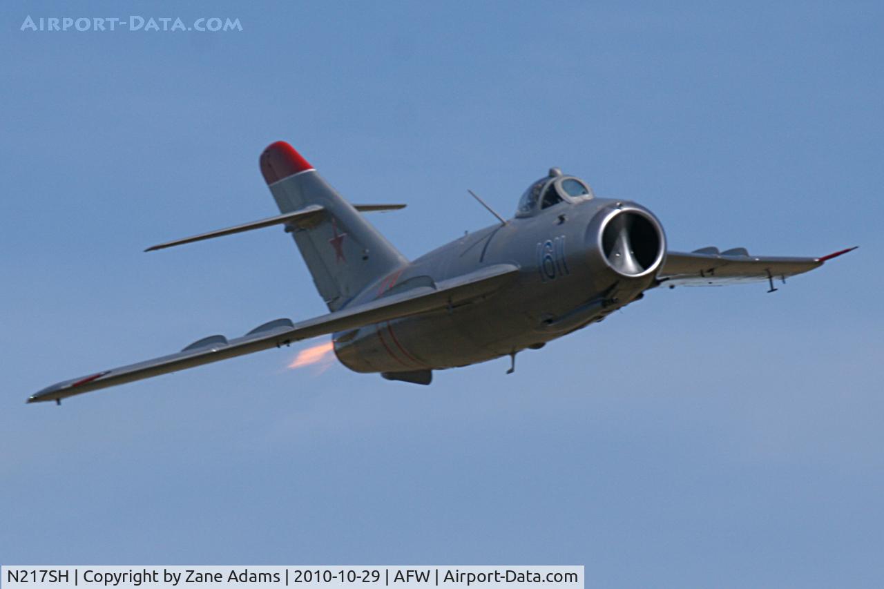 N217SH, 1959 PZL-Mielec Lim-5 (MiG-17F) C/N 1C1611, At the 2010 Alliance Airshow - Fort Worth, TX
