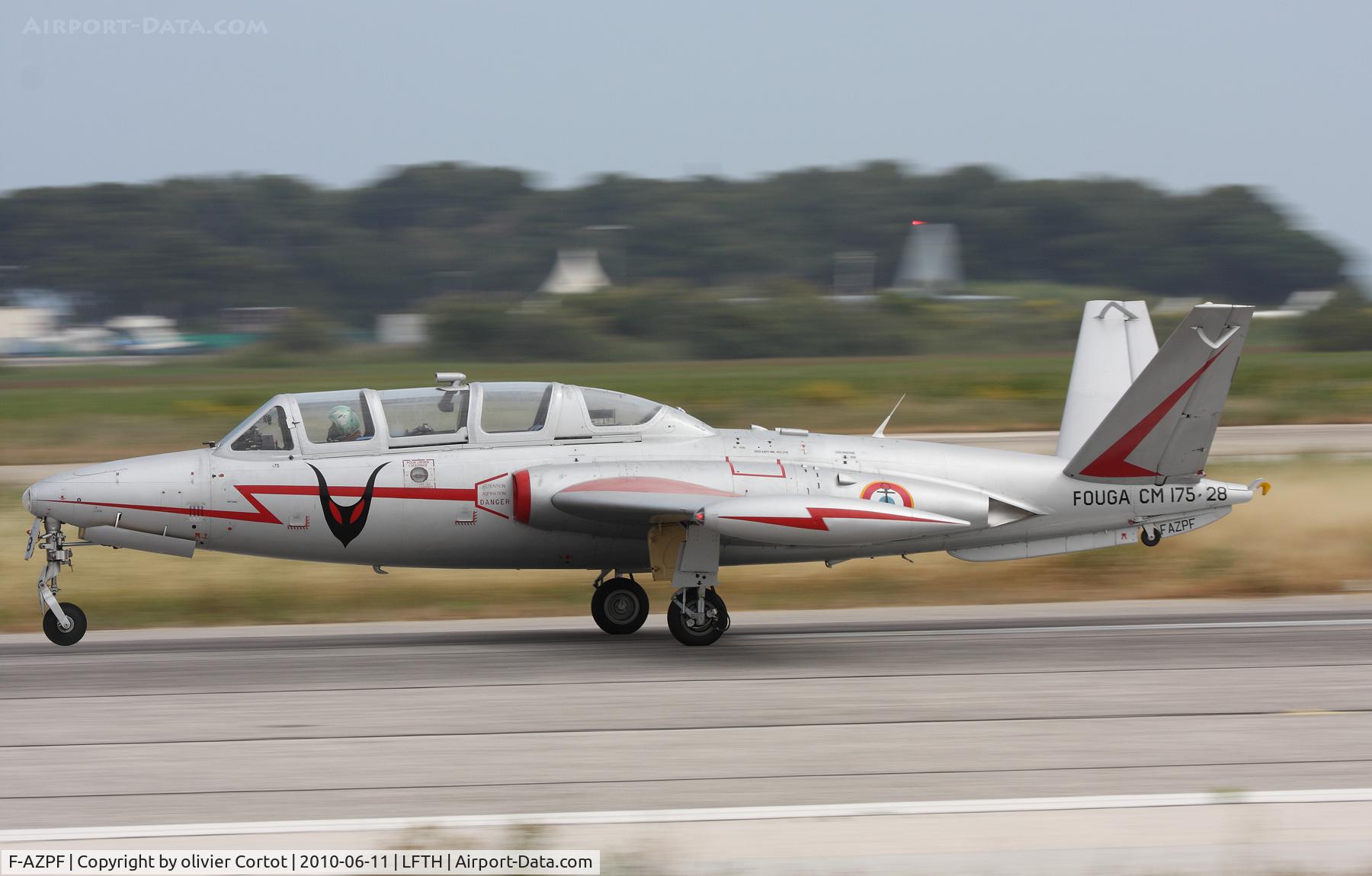 F-AZPF, Fouga CM-175 Zephyr C/N 28, hyeres airshow 2010