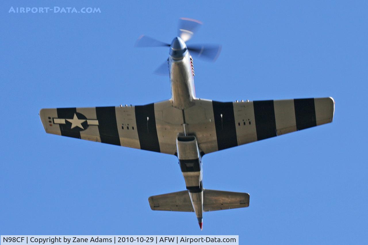N98CF, 1944 North American P-51K Mustang C/N 111-30149, At the 2010 Alliance Airshow - Fort Worth, TX