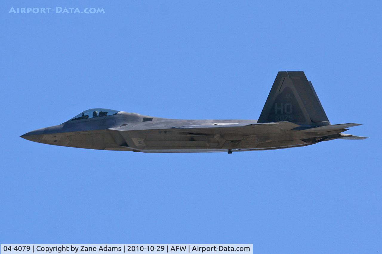 04-4079, 2004 Lockheed Martin F-22A Raptor C/N 4079, At the 2010 Alliance Airshow - Fort Worth, TX