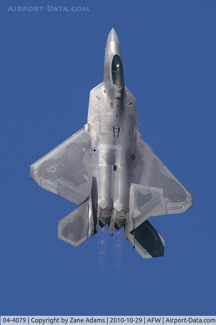 04-4079, 2004 Lockheed Martin F-22A Raptor C/N 4079, At the 2010 Alliance Airshow - Fort Worth, TX