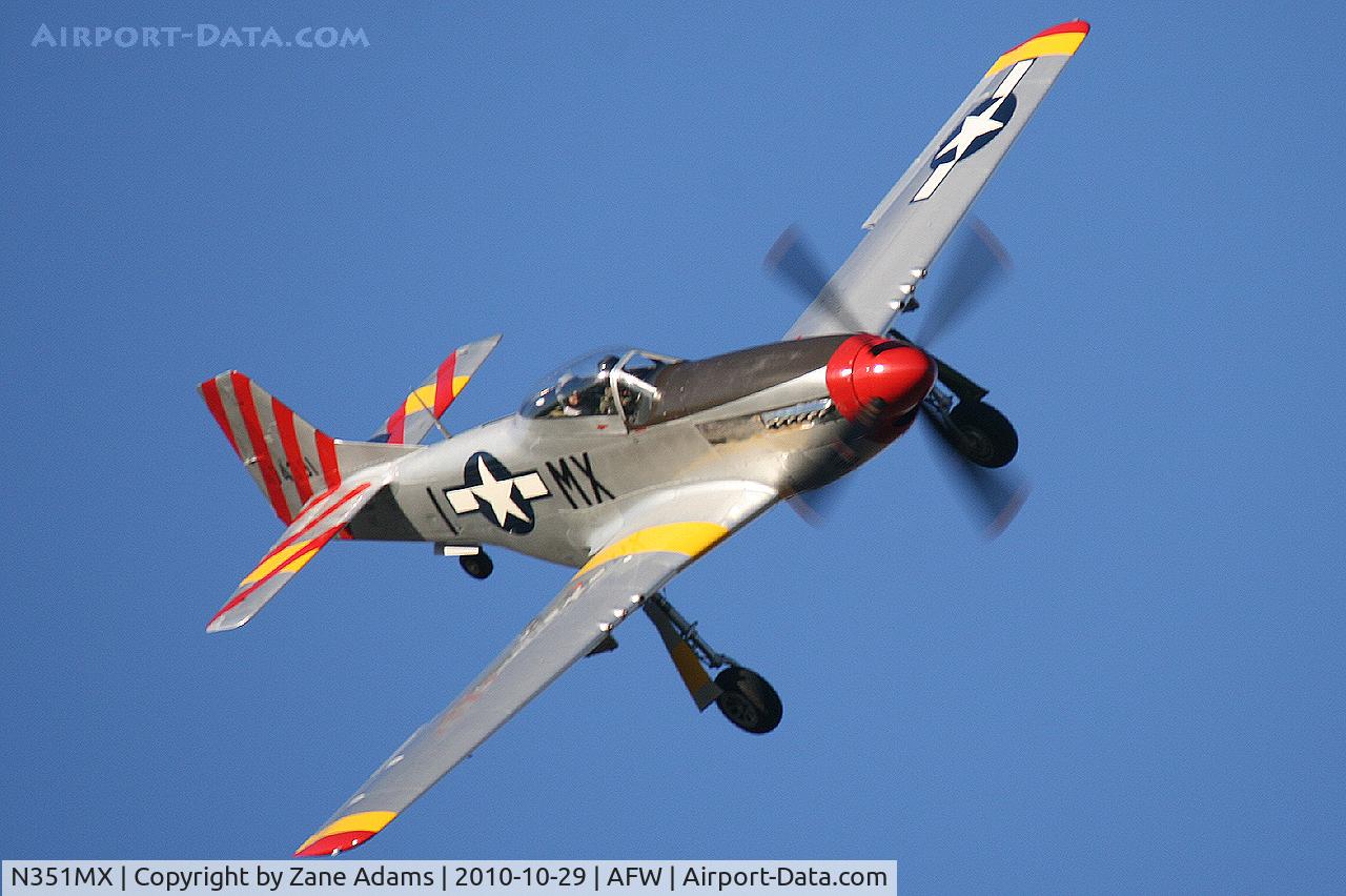 N351MX, 1944 North American P-51D Mustang C/N 122-40931 (44-74391), At the 2010 Alliance Airshow - Fort Worth, TX