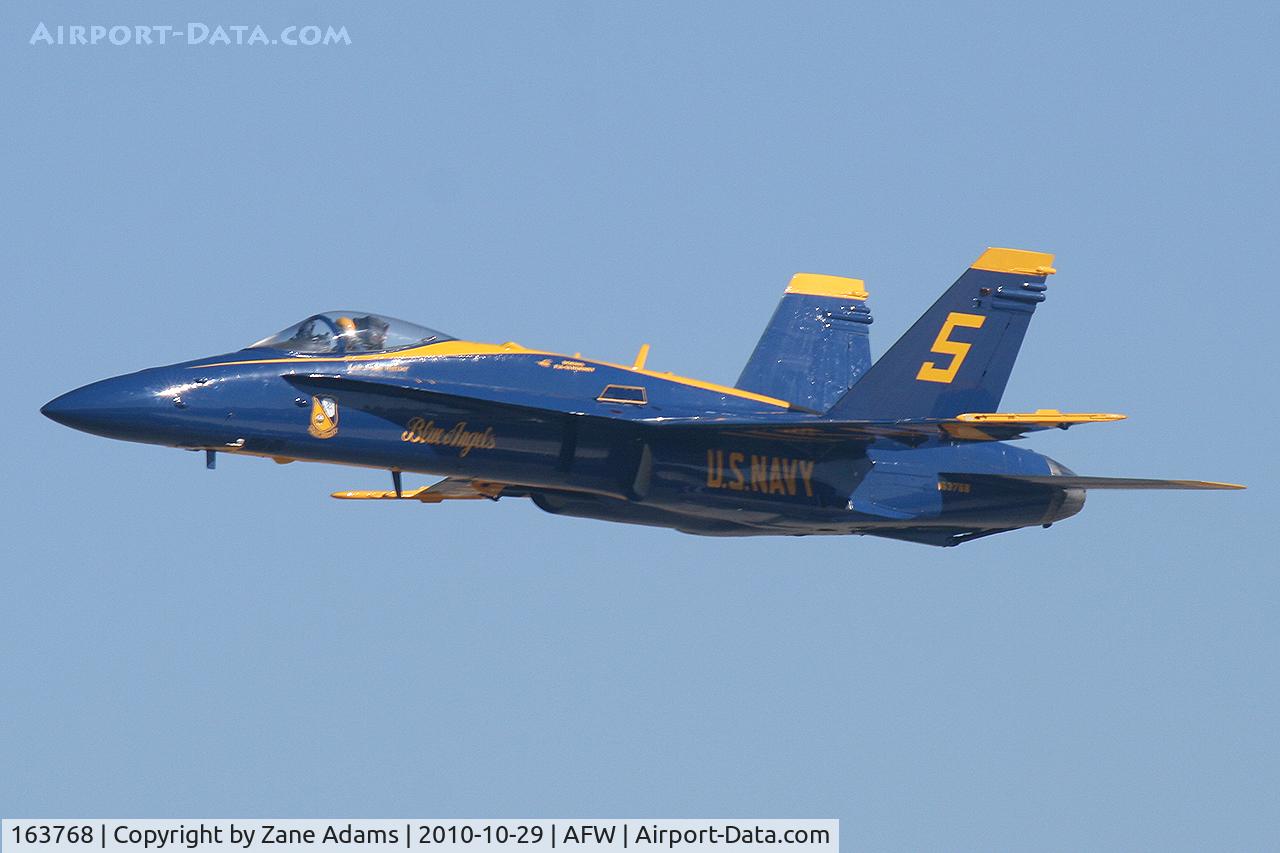 163768, 1989 McDonnell Douglas F/A-18C Hornet C/N 0848/C125, At the 2010 Alliance Airshow - Fort Worth, TX