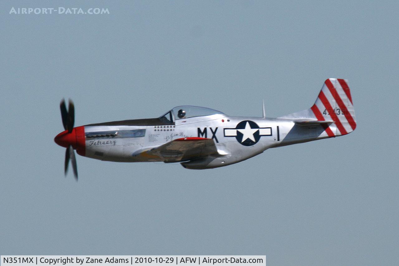 N351MX, 1944 North American P-51D Mustang C/N 122-40931 (44-74391), At the 2010 Alliance Airshow - Fort Worth, TX