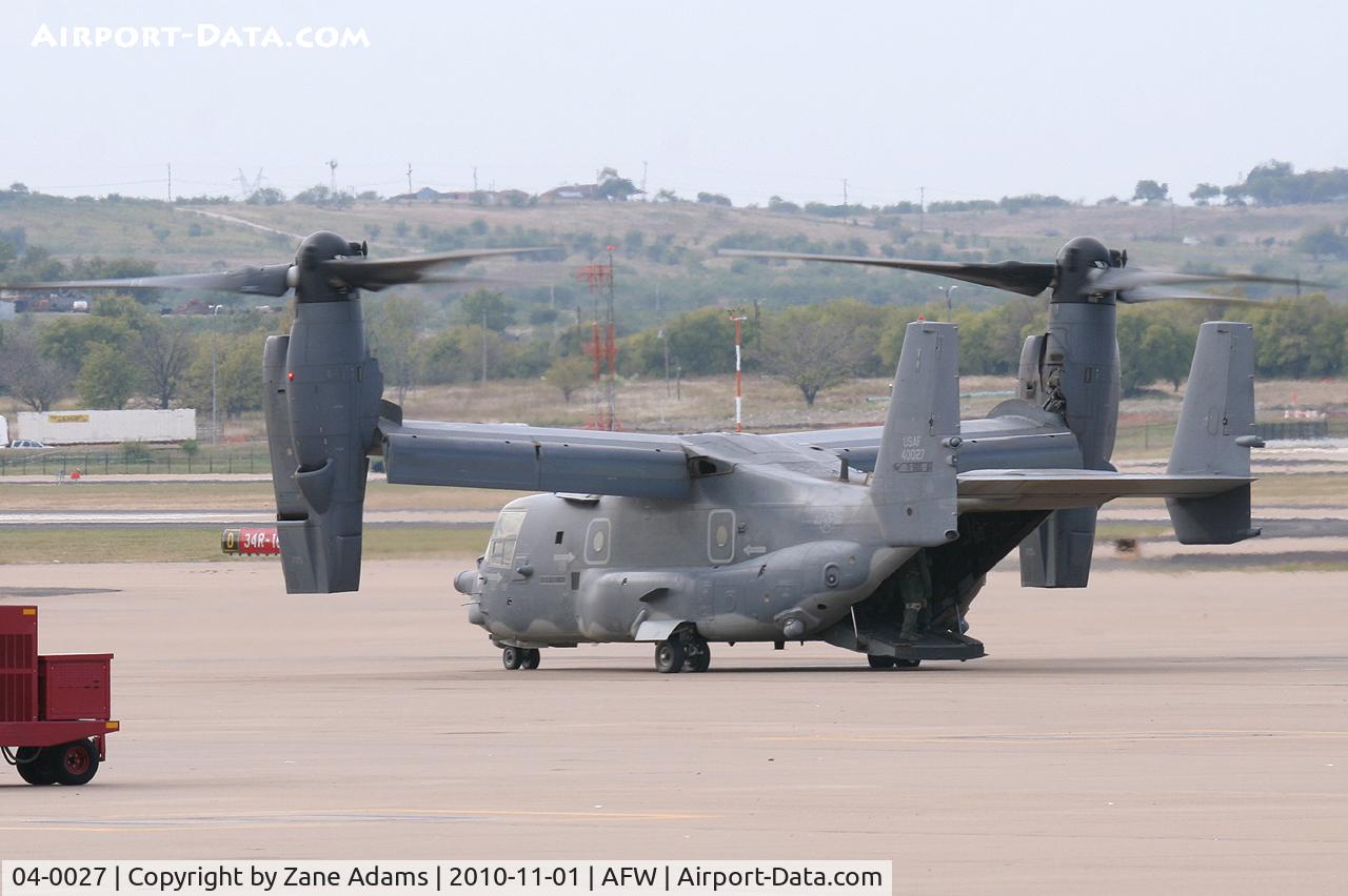 04-0027, 2004 Bell-Boeing CV-22B Osprey C/N D1008, At the 2010 Alliance Airshow - Fort Worth, TX