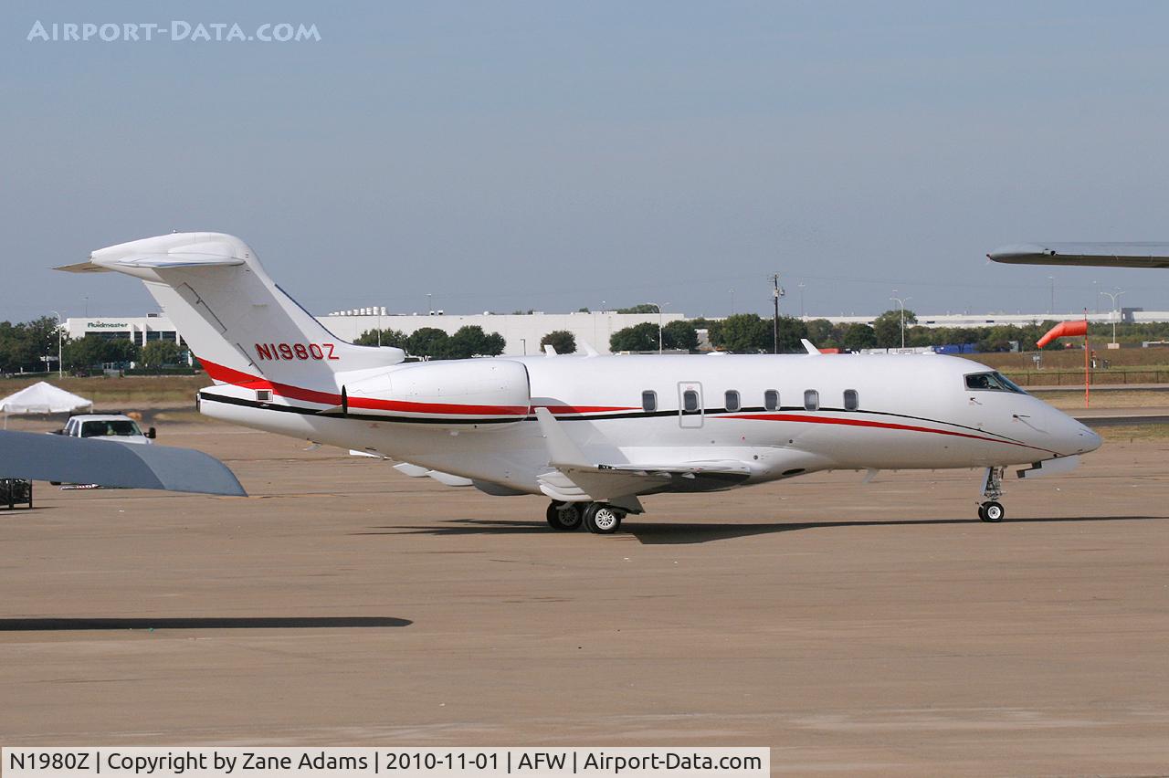 N1980Z, 2005 Bombardier Challenger 300 (BD-100-1A10) C/N 20049, At Alliance Airport - Fort Worth, TX