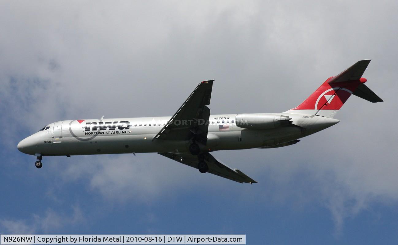 N926NW, 1970 Douglas DC-9-32 C/N 47425, Northwest DC-9-32