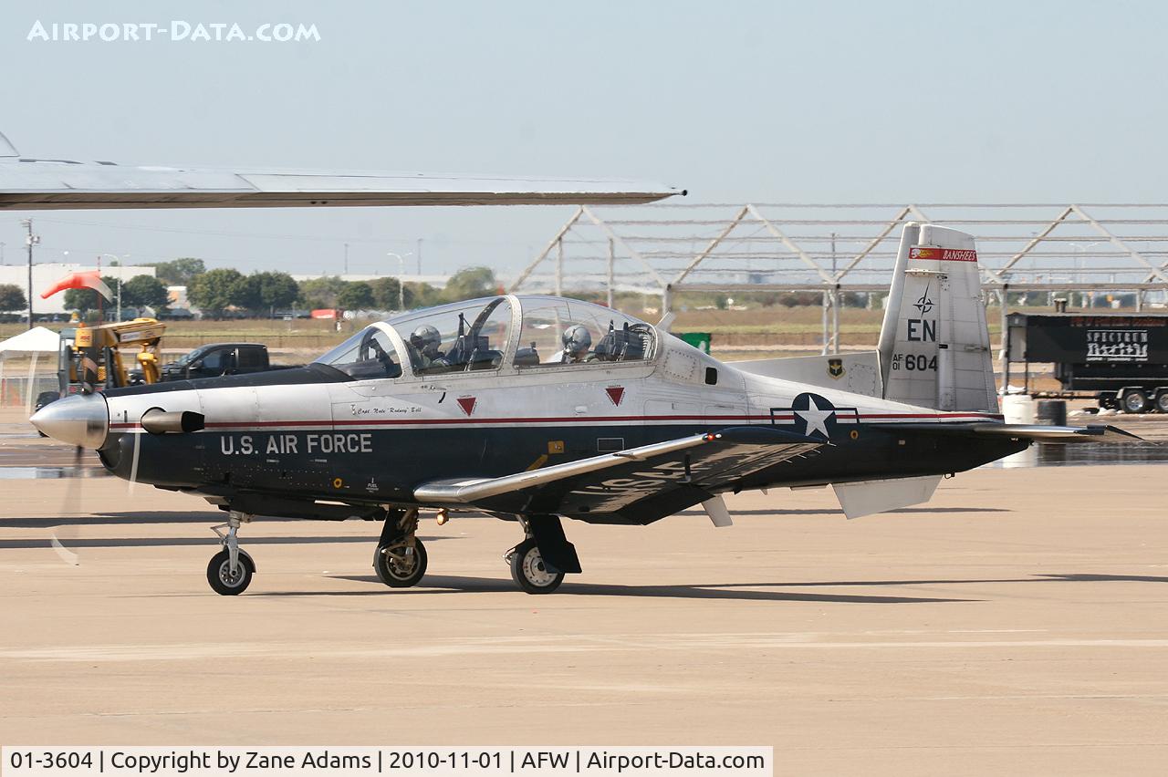 01-3604, Raytheon T-6A Texan II C/N PT-123, At the 2010 Alliance Airshow - Fort Worth, TX