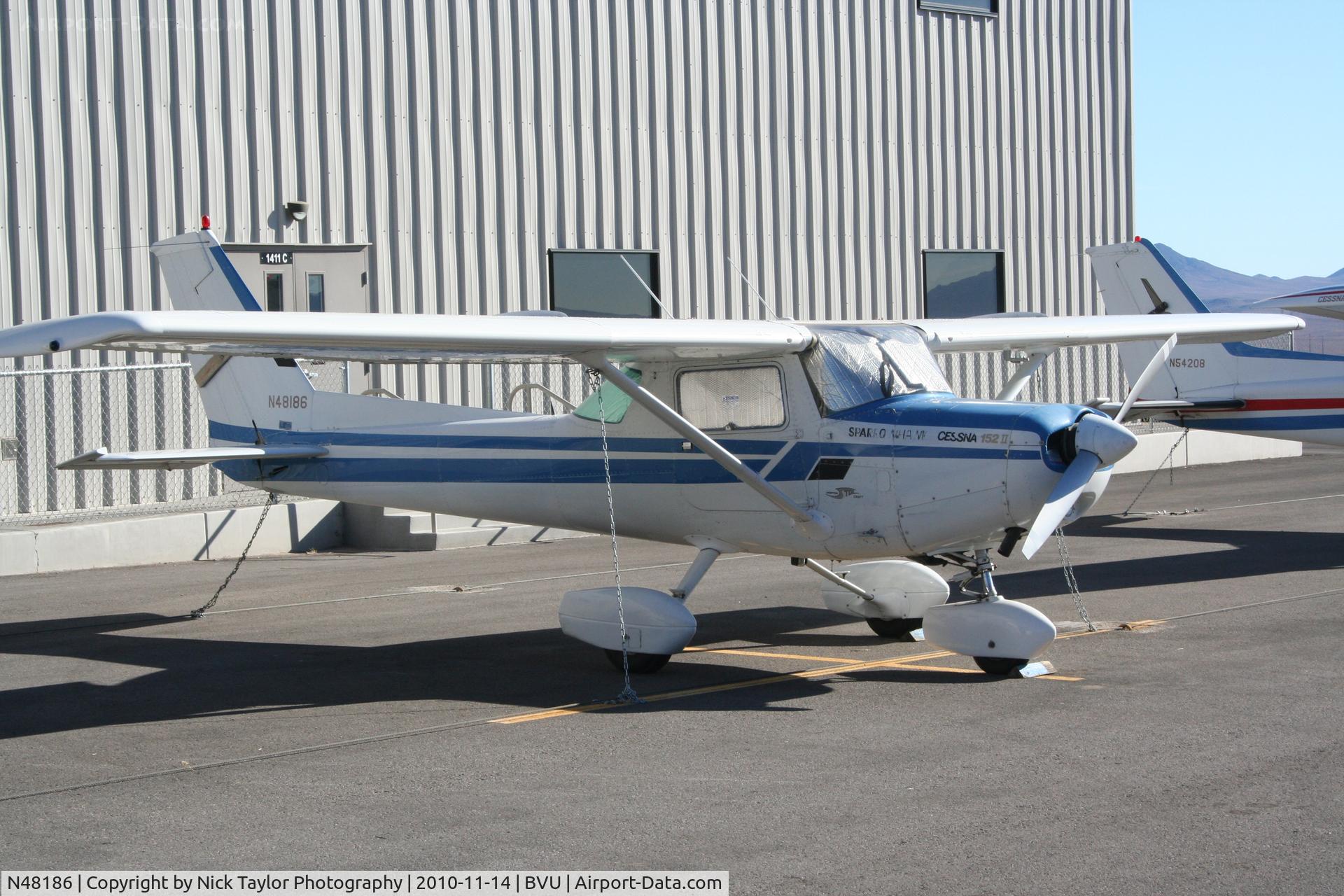N48186, 1979 Cessna 152 C/N 15283298, Sparrow hawk 152 II