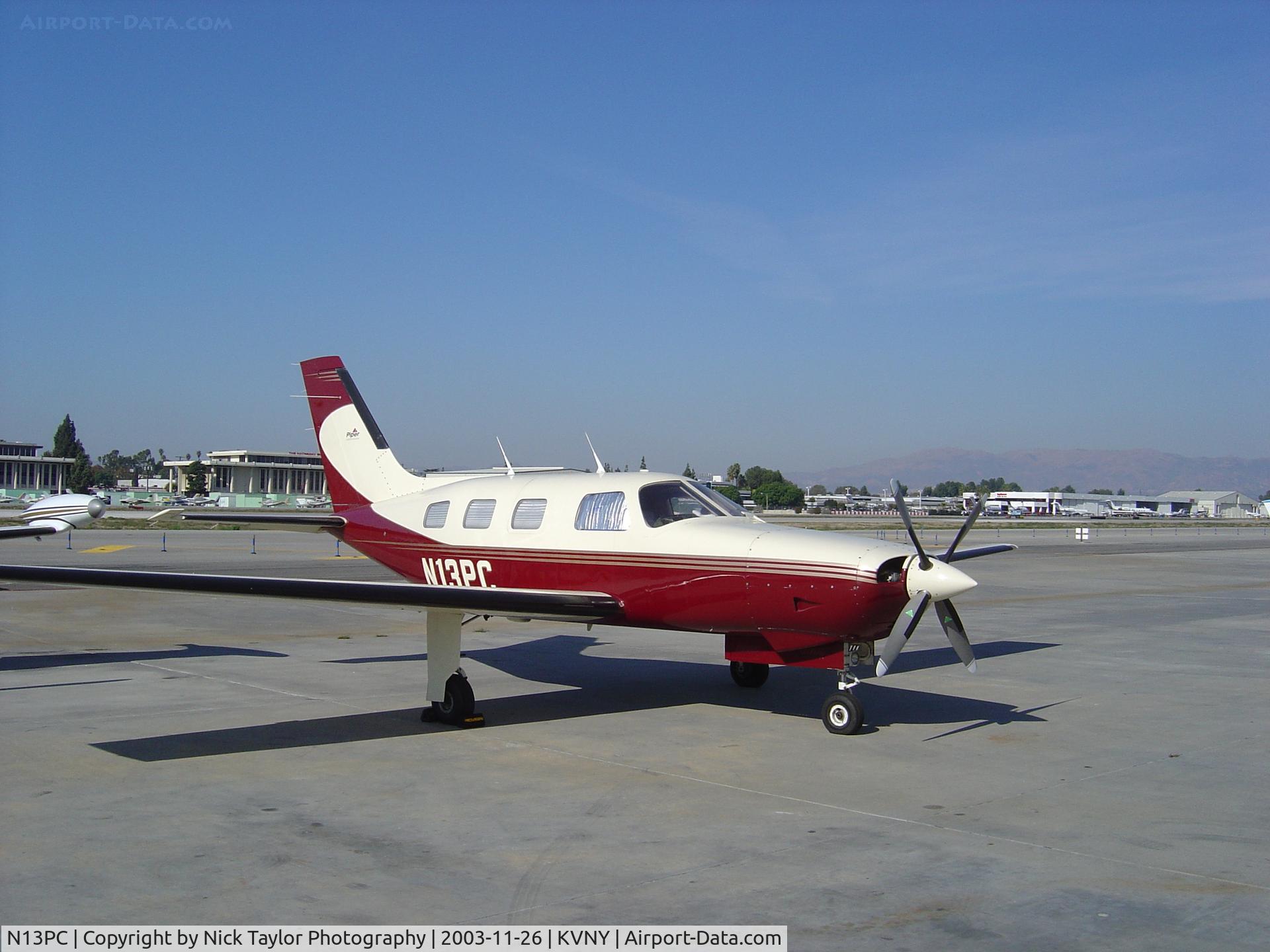N13PC, 1984 Piper PA-46-310P Malibu C/N 46-8408081, Sitting outside Clay Lacy Aviation