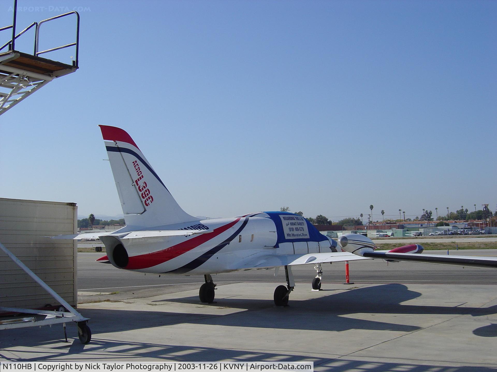 N110HB, 1983 Aero L-39C Albatros C/N 332742, Sitting outside Clay Lacy Aviation